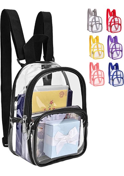 Mavi 2023 Eko Şık Unisex Plastik Kolej Kız Rahat Spor Kadın Temizle Şeffaf Pvc Su Geçirmez Sırt Çantası Okul Çantaları Sırt Çantası (Yurt Dışından) fiyatları