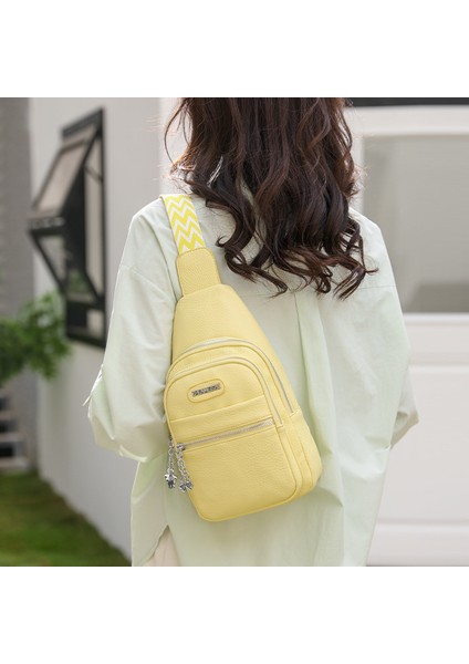 Mavi Özel Logo Kadın Bel Kemeri Pu Crossbody Göğüs Çantası Askılı Çantalar Gitar Askısı Deri Göğüs Çantası (Yurt Dışından) fiyatları