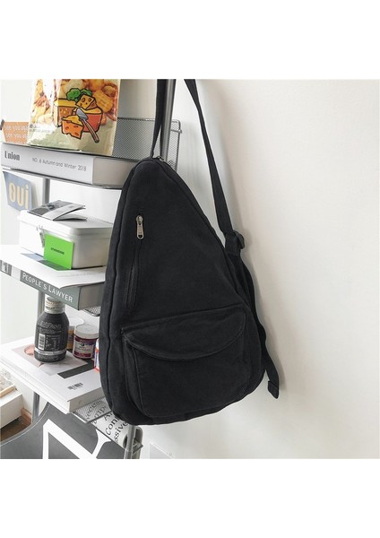 Ordu Yeşil Özelleştirmek Sling Sırt Çantası Moda Tasarımcısı Şık Kadın Kanvas Seyahat Omuz Göğüs Sling Çanta (Yurt Dışından) fırsatları