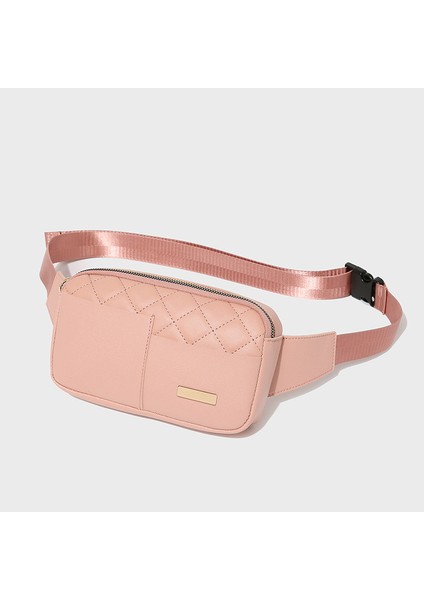 Pembe 2023 Yeni Tasarım Lüks Bel Çantası Yüksek Kaliteli Açık Rahat Eşkenar Dörtgen Nakış Göğüs Fanny Paketi Crossbody Çanta Kadın Için (Yurt Dışından)