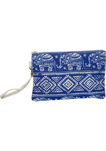 PC-10582 Çin'de Jüt Debriyaj Çanta Üreticisi ile Baskı Ulusal Stil Kadın El Çantası ve Polyester (Yurt Dışından)