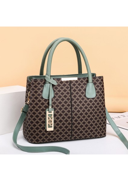 Haki Özel Logo Çanta Ana Kesesi Femme Kadın Bez Çantalar Kadınlar Için Büyük Kapasiteli Çantalar (Yurt Dışından) modelleri