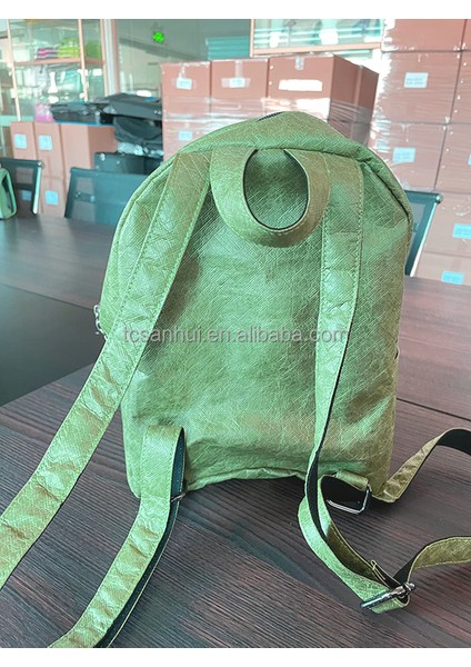 Altın Dupont Kağıt Torbalar Su Geçirmez Çanta Oem Özelleştirilmiş Moda Tasarım Polyester Su Geçirmez Sırt Çantası Unisex Vintage Sırt Çantası Katı (Yurt Dışından) modelleri
