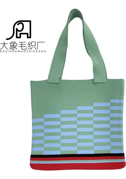 Aqua Moda Iplik Örgü Sınır Ötesi Trend Örme Çanta Tote Kadın Omuz Çantaları Sıcak Satış Makyaj Çantaları (Yurt Dışından)
