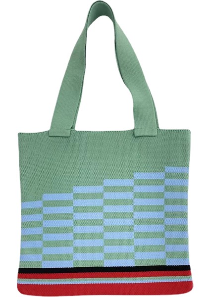 Aqua Moda Iplik Örgü Sınır Ötesi Trend Örme Çanta Tote Kadın Omuz Çantaları Sıcak Satış Makyaj Çantaları (Yurt Dışından) indirimleri