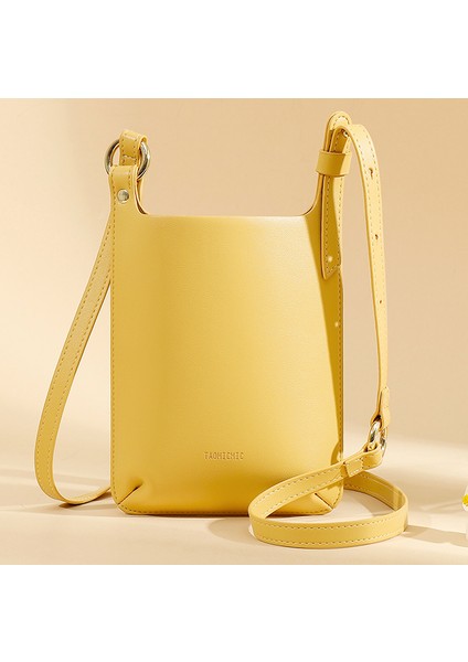 Siyah 2021 Yeni Moda Kadın Mini Dikey Asılmış Cep Telefonu Çantası Omuzdan Askili Çanta Crossbody Çanta Basit (Yurt Dışından) modelleri