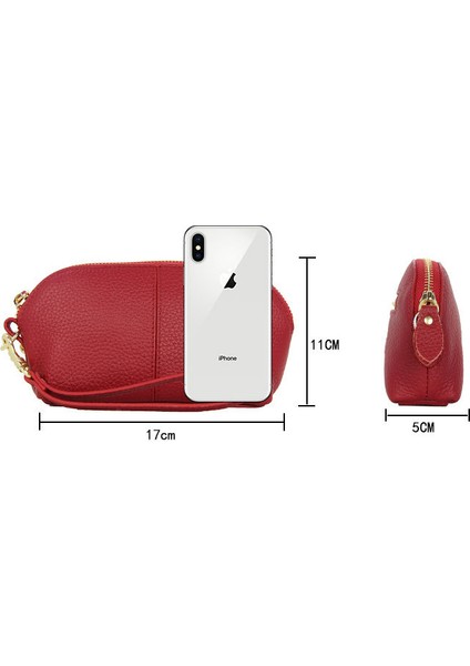 Siyah Carteras Bolsos Lüks Moda Inek Derisi Deri Kadın Bayanlar Seyahat Çantalar Zip Etrafında Kadın Uzun Bileklik Debriyaj Cüzdan Çanta (Yurt Dışından) fırsatları