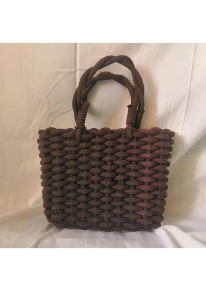 Turuncu Renkli Pamuk Halat Küçük Çanta Kadın Taşınabilir Çapraz Vücut Çanta Moda Vintage Kadın Çantaları (Yurt Dışından) fırsatları