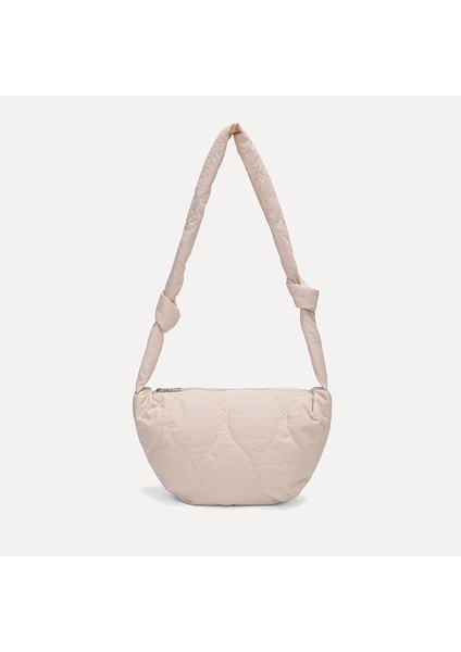Siyah 2023 Yeni Basit Kore Pamuk Ceket Çanta Büyük Kapasiteli Bağcıklı Crossbody Çanta Çok Yönlü Omuz Çantası (Yurt Dışından) modelleri