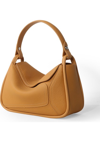 Bisküvi Renk Kadınlar Için Özel Çanta Yumuşak Hakiki Deri Yüksek Kaliteli Sling Omuz ve Crossbody Çantalar Lüks Bayanlar Çanta (Yurt Dışından)