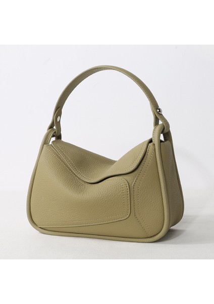 Bisküvi Renk Kadınlar Için Özel Çanta Yumuşak Hakiki Deri Yüksek Kaliteli Sling Omuz ve Crossbody Çantalar Lüks Bayanlar Çanta (Yurt Dışından)