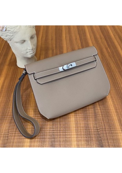 2 2023H Yeni Varış El Desenli Çanta Depeche S Hakiki Deri Crossbody Inek Derisi Kadın S Debriyaj El (Yurt Dışından)