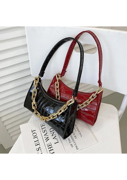 Bg Retro Casual Kadın Tote Omuz Çantası Moda Zarif Alışveriş Çantası Mini Çanta (Yurt Dışından) indirimleri