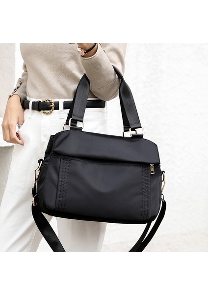 Desen Gri Mavi Kadın Omuz Çantası, Mini Hobo Tote Çanta Su Geçirmez Moda Çanta Kadın Çanta (Yurt Dışından) fiyatları