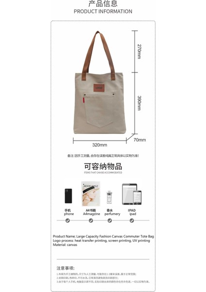 Derin Mavi Özel Logo Kanvas Çanta Tote Kadın Büyük Kapasiteli Kanvas Çantalar Çanta Tasarımcısı Kanvas Tote Çanta Handtaschen Damen (Yurt Dışından) fırsatları