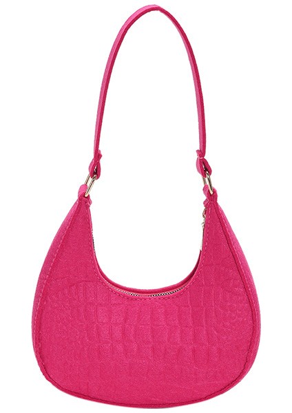 6 Moda Kadın Küçük Çanta Rahat Koltukaltı Keçe Çantalar Kadınlar Için Lüks Çanta Çantalar ve Çantalar (Yurt Dışından)