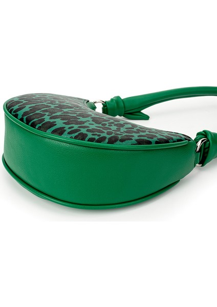 Yeşil 2023 Sıcak Satış Küçük Yarım Ay Leopar Baskı Kadın Omuzdan Askili Çanta Özel Logo Moda Kadın Çantası Omuz Çantaları Bayan Için (Yurt Dışından) fırsatları