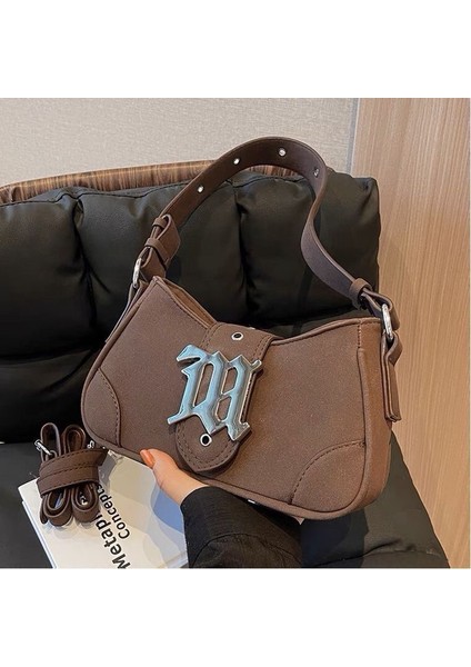 Kahve Rengi Oem Fabrika Twinkle Yeni Moda Kaliteli Süet Y2K Koltukaltı Omuz Çantaları Millenium Spice Kızlar Kadınlar Için Çanta (Yurt Dışından)
