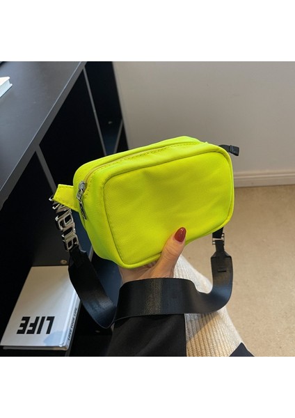 Kırmızı Senior Sense Küçük Çanta Kadın Moda Kanvas Crossbody Çanta Niş Kadın Göğüs Çantası (Yurt Dışından) modelleri