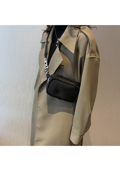 Kırmızı Senior Sense Küçük Çanta Kadın Moda Kanvas Crossbody Çanta Niş Kadın Göğüs Çantası (Yurt Dışından) fırsatları