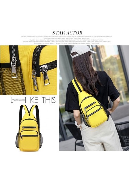 Açık Yeşil Doğrulanmış Mnanufacturer Moda Açık Erkekler Spor Göğüs Çantası Sırt Çantası Çok Fonksiyonlu Seyahat Tek Kollu Çanta Crossbody Fanny Çanta Kadınlar Için (Yurt Dışından) fırsatları