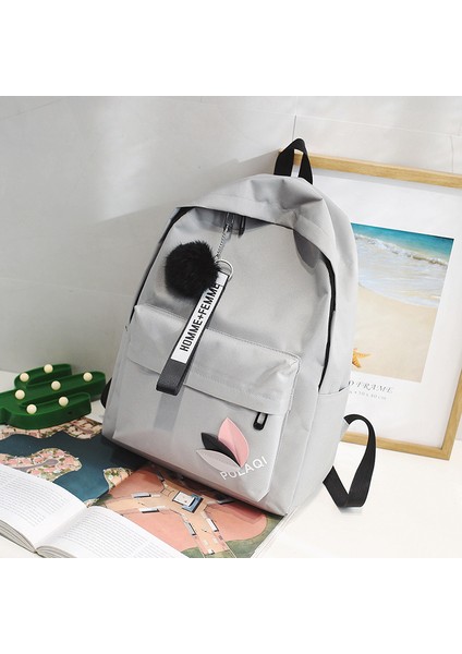 3 Kadın Kanvas Sırt Çantası 2023 Basit Küçük Lise Çantası (Yurt Dışından) fiyatları