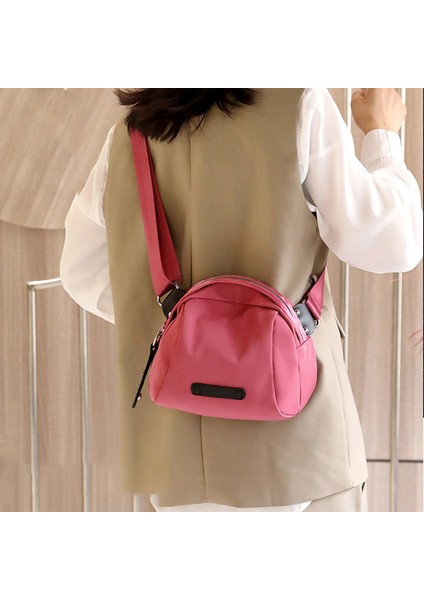 Mavi Yeni Moda Büyük Kapasiteli Kabuk Çanta Düz Renk Basit Çok Yönlü Hafif Kadın Tek Omuz Crossbody Çanta (Yurt Dışından) modelleri