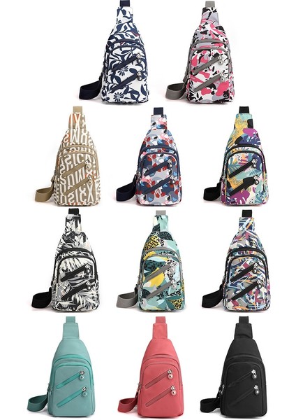 C2 2023 Fabrika Çeşitli Renkler Özel Logo Kadınlar Kızlar Için Tek Omuz Sırt Çantası Göğüs Çantası (Yurt Dışından) modelleri