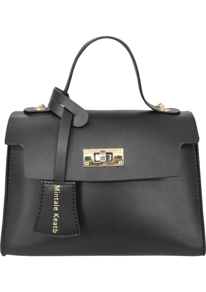 Siyah Fabrika Özelleştirilmiş Düşük Adedi Kadın Çanta Basit Taşınabilir Pu Yumuşak Saplı Kadın Crossbody Çanta Moda Kadın Omuz Çantası (Yurt Dışından)