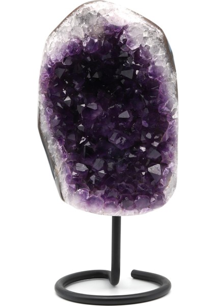 Ametist Doğal Taş Standlı Ham Parça