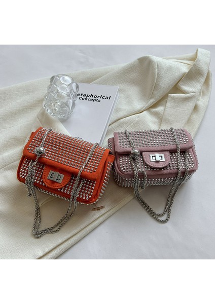 Turuncu Üst Tasarımcı Fabrika Doğrudan Moda Ana Kesesi Elmas Gece Çantası Bayan Lüks Debriyaj Düğün Akşam Çanta Parti Çantaları Kadınlar Için (Yurt Dışından) modelleri