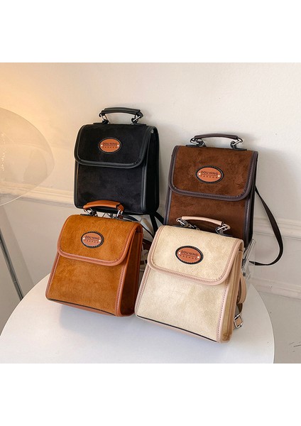 Color-3 Popüler Kontrast Renk Kadın Sırt Çantası 2023 Yeni Sırt Çantası Moda Çok Amaçlı Crossbody Çanta (Yurt Dışından) modelleri
