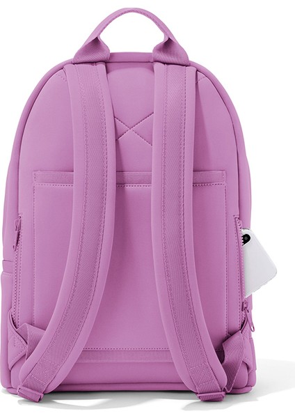Bordo High-End Lüks Neopren Çanta Su Geçirmez Çok Fonksiyonlu Sırt Çantası Büyük Kapasiteli Pembe Kadın Sırt Çantası (Yurt Dışından) modelleri