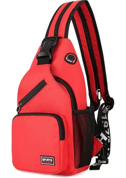 Gösterildiği Gibi Lüks Su Geçirmez Crossbody Sling Sırt Çantası Açık Seyahat Yürüyüş Kulaklık Deliği ile Kadın Erkek Rahat Moda Omuz Göğüs Çantası (Yurt Dışından) fırsatları