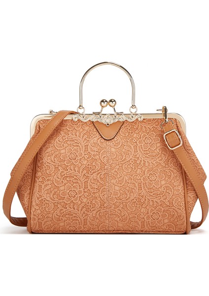 Haki Klasik Hollow Kabartmalı Pu Deri Messenger Çanta Çanta Vintage Kadın Akşam Debriyaj Satchel Çanta Tote (Yurt Dışından) fiyatları