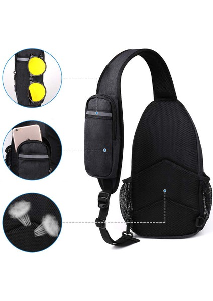 Açık Yeşil Rfid Crossbody Sling Sırt Çantası Sling Çanta Seyahat Yürüyüş Göğüs Çantası Sırt Çantası Kadınlar ve Erkekler Için Açık Sırt Çantası (Yurt Dışından) fırsatları