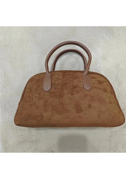 Siyah Yüksek Kaliteli Süet Kumaş Çanta Moda Büyük Kapasiteli Kadın Çanta (Yurt Dışından) modelleri