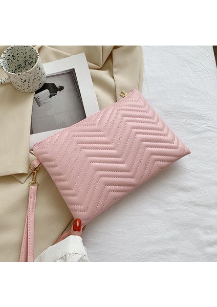 5 Trendy Yüksek Kaliteli Yumuşak Flanel Çanta Leopar Baskı Günlük Bileklik Manşonlar Kadın Açık Parti Cüzdan Akşam Bilek Çantalar (Yurt Dışından)