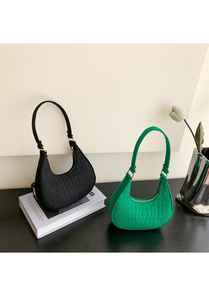 Kırmızı 9914 2023 Yeni Moda Timsah Desenli Koltuk Altı Çantası Kadın Omuz Çantası Kadınlar Için (Yurt Dışından) fırsatları