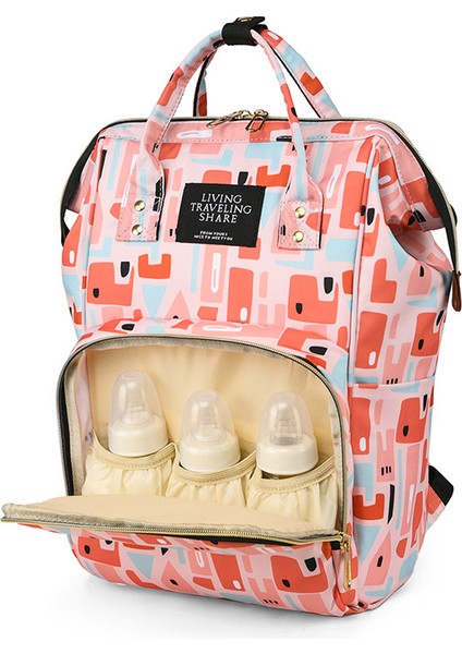 Pembe Unicorn-2 Özelleştirilmiş Anne Islak Çanta Oxford Üreticisi Su Geçirmez Mumya Hamile Anne Kamuflaj Sırt Çantası Nappy Bebek Taşıyıcı Bebek Bezi Çantası (Yurt Dışından) modelleri