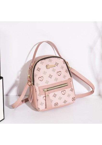 Siyah Mu Moda Çok Fonksiyonlu Sırt Çantası Sevimli Kadın Mini Sırt Çantaları Bayanlar Pu Deri Küçük Omuz Askısı Sırt Çantası (Yurt Dışından)