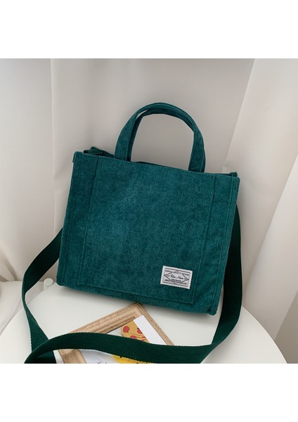 Kahverengi 2023 Yeni Kadife Kadın Çanta Kore Tarzı Öğrenci Büyük Kapasiteli Tek Omuz Crossbody Çanta (Yurt Dışından) indirimleri
