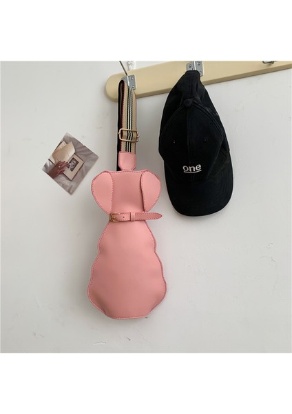 Gri 16*30*4 cm Jowyar Karikatür Kedi Şekli Kadın Küçük Crossbody Çanta Çanta Moda Çanta Yaz Seyahat Çantası Kadın (Yurt Dışından)