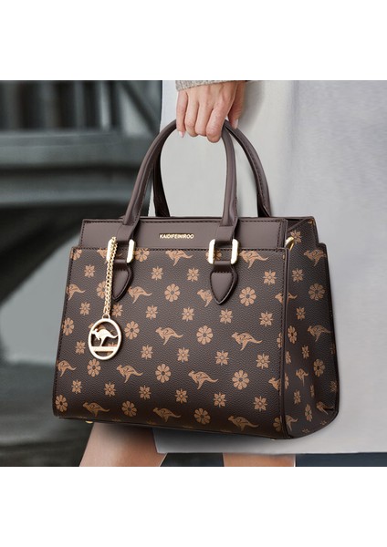 04 Yüksek Kaliteli Deri Tote Çanta Kadın Üst Kolu Kesesi Büyük Kapasiteli Crossbody Omuz Çantası Lüks Zarif Kadın Çanta (Yurt Dışından) fiyatları