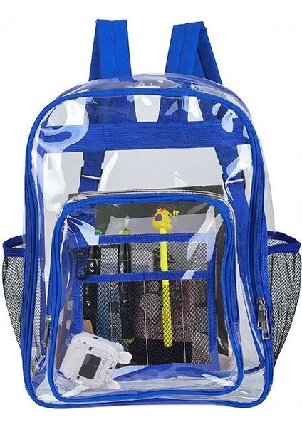 Siyah Yeni Su Geçirmez Promosyon Moda Trendi Temizle Kadın Sırt Çantası 17 Inç Seyahat Laptop Sırt Çantası Kadınlar Için (Yurt Dışından)