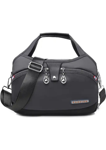 Gümüş Oxford Kumaş Kadın Çanta Su Geçirmez Bez Çantalar Kadın Çanta Bayanlar Omuz Çantası Tasarımcı Çantalar Çanta Kadın (Yurt Dışından)