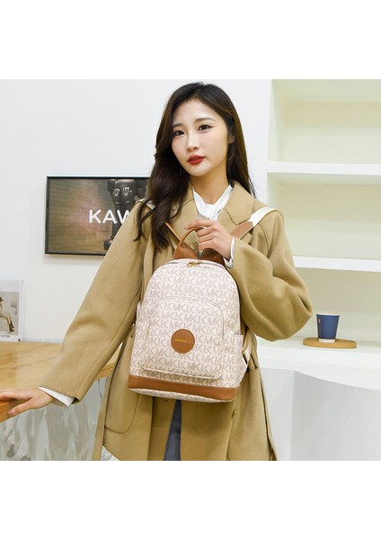 Kahverengi Büyük Kapasiteli Anti Hırsızlık Anti Sıçrama Sırt Çantası Premium Yüksek Kaliteli Pu Okul Çantası Yeni Ünlü Kadın Retro Baskı Tasarım Sırt Çantası (Yurt Dışından) indirimleri