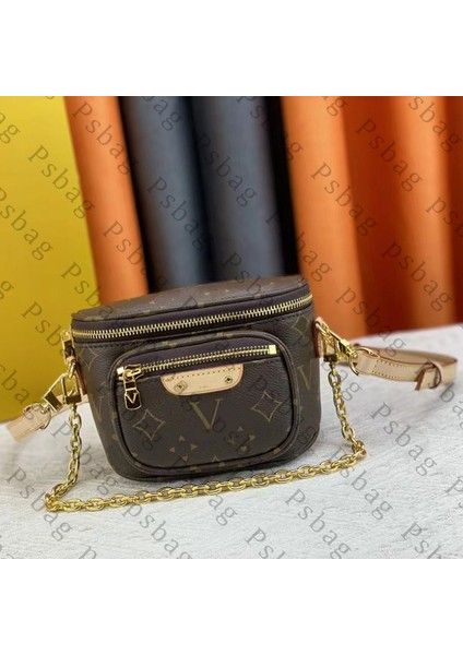 Kahverengi Omuz Kadın Çantası Crossbody Çanta Çanta Lüks Yüksek Kalite Moda Çanta Pu Deri Çanta Alışveriş Çantası BSJ-231201-110 (Yurt Dışından)