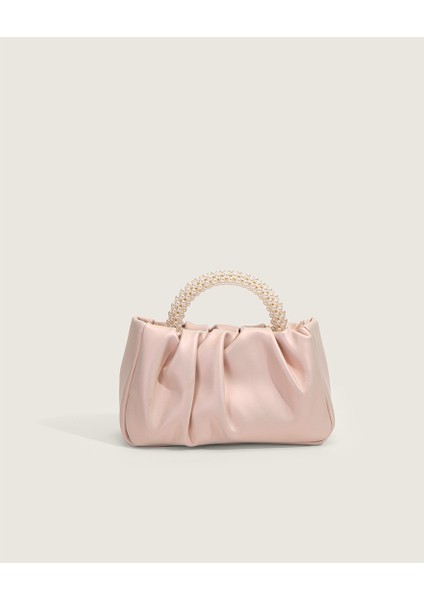 C1 Mini Cep Pu Çanta Yeni Kadın Çantası Tatlı Kız Inci Çanta Kadın Moda Çok Yönlü Pileli Crossbody Bulut Çanta (Yurt Dışından) fiyatları