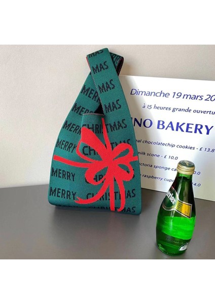 3 Yeni Tasarım Yeni Yıl Noel Tarzı Örgü Tote Çanta Moda Koltukaltı Kadın Hatta Çanta Kadın Örgü Çanta (Yurt Dışından)